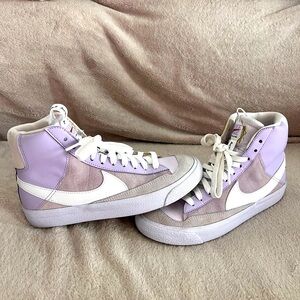 Purple Nike Blazer High Tops (Youth)